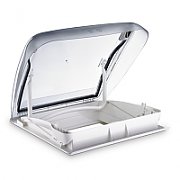 Trapă 40 x 40 Dometic  Mini Heki Style  cu deschidere basculantă si jaluzea retractabilă - grosime acoperis 25 - 42 mm , cu ventilatie