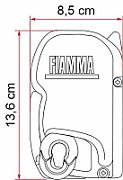 Marchiza Fiamma F45s 400 Polar White - Grey Royal