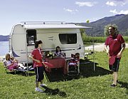Marchiza in saculet Fiamma Caravanstore XL  albastru 255 cm