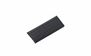 Garnisaj pentru sina rulota - culoare negru - 12mm