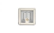 Trapă 40 x 40 Fiamma  Vent Crystal  cu deschidere basculantă si plasă de țânțari