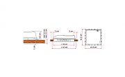 Trapă 40 x 40 Fiamma  Vent Crystal  cu deschidere basculantă si plasă de țânțari