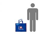 Geanta Berger XXL - I Love Camping