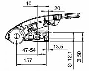 Cupla antibalans AL-KO 3004 cu stabilizator si indicator de uzura, sarcina 3000 kg