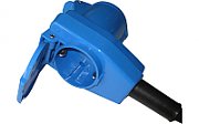 Cablu adaptor CEE  cu fisa de împământare 90° Cuplaj CEE 3 pini