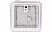 Trapă 28 x 28 Berger cu ventilator inclus si plasă de țânțari, capac alb