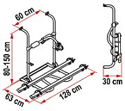 Suport biciclete Fiamma Carry Bike UL pentru 2 biciclete