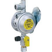 Regulator gaz 30 mbar -de perete -cu supapă de testare de - 10  mm