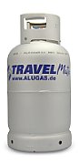 Rezervor/Butelie AluGas GPL reincarcabil, din aluminiu cu multivalva si indicator umplere, 27/22l