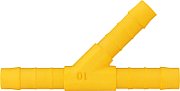 Conector - ramificație Y galben Lily White 10 mm